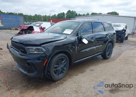 2021 Dodge Durango Gt Plus Rwd из США, поврежденный, VIN 1C4RDHDG4MC692947